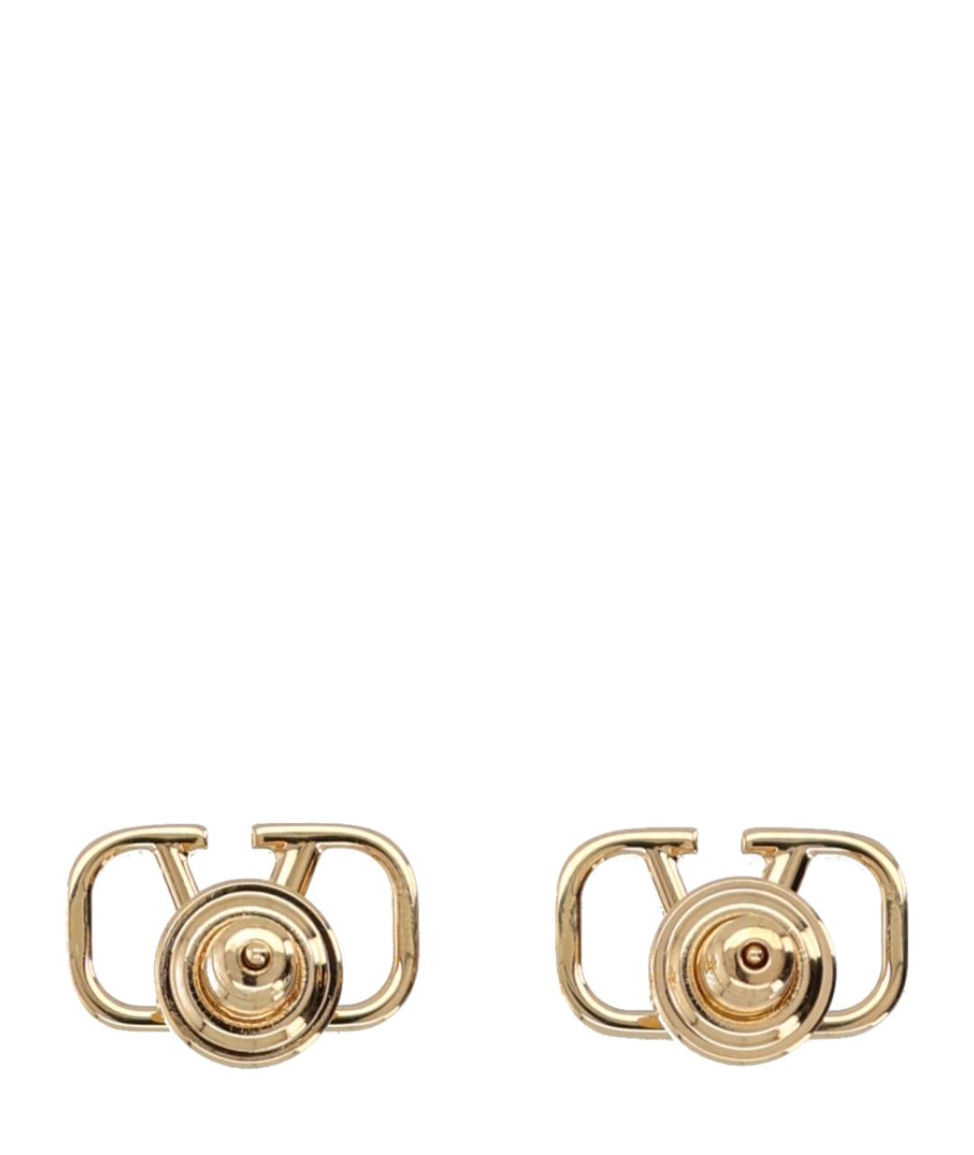 VALENTINO Золотые металлические серьги, фото 2