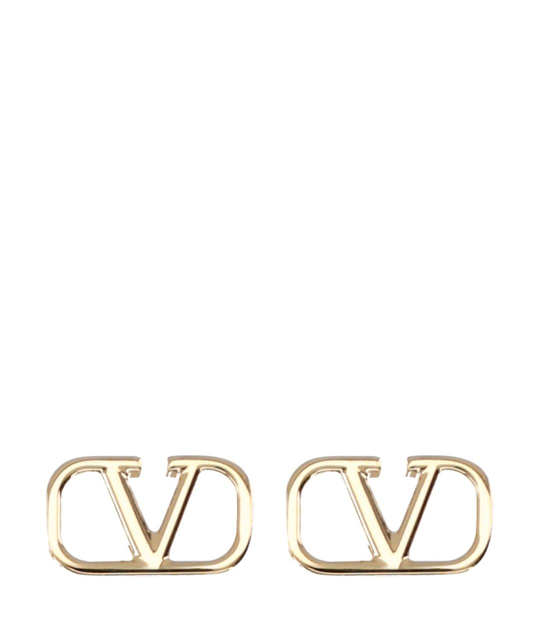 VALENTINO Золотые металлические серьги, фото 1