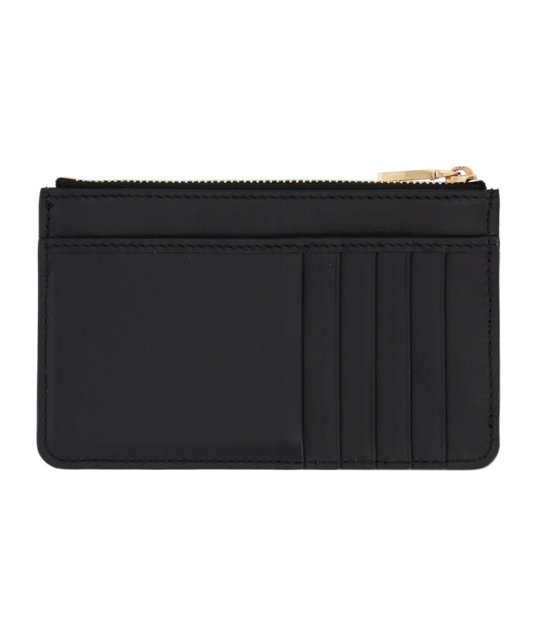 DOLCE&GABBANA Черный кожаный кардхолдер, фото 2