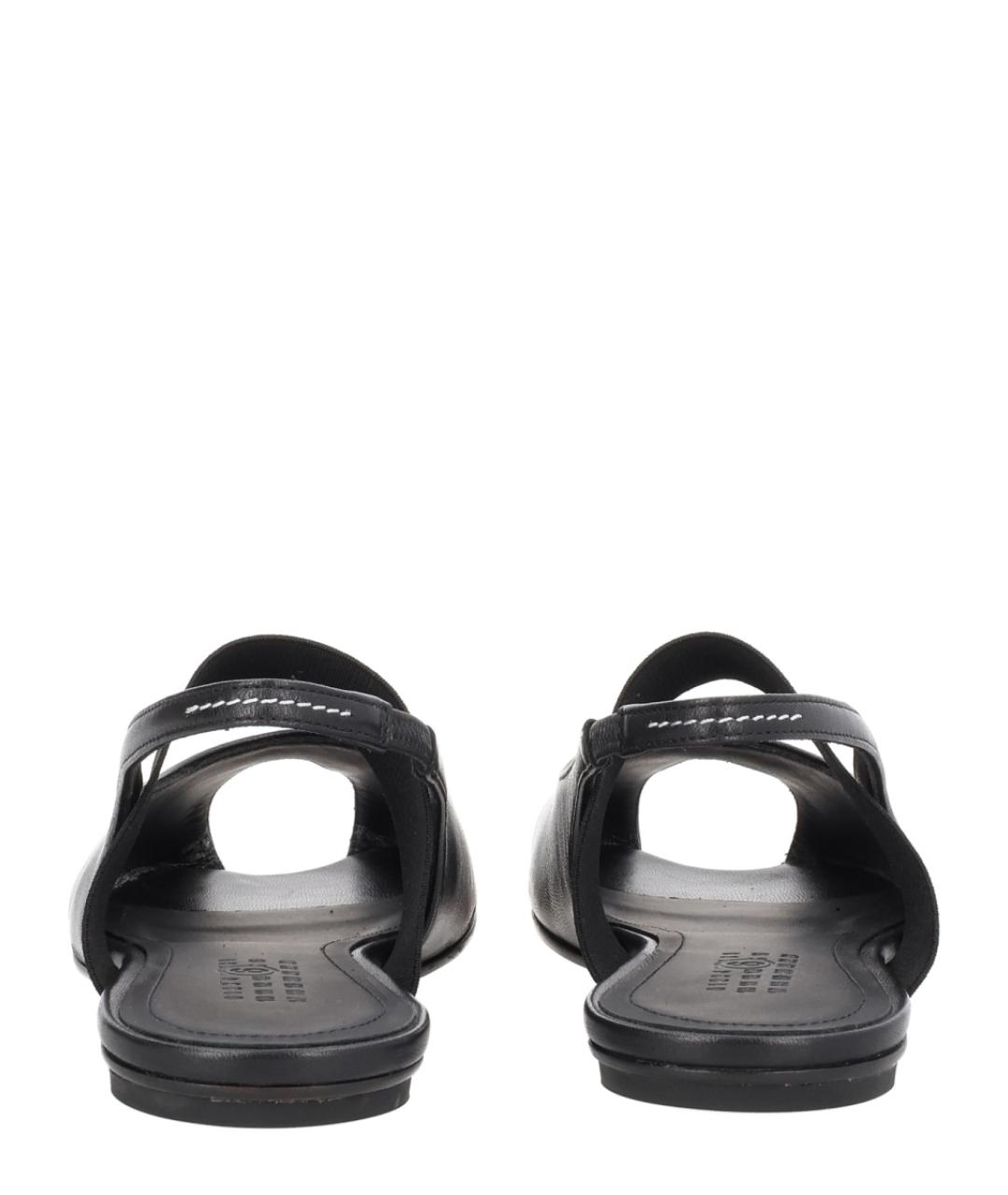 MM6 MAISON MARGIELA Черные кожаные балетки, фото 4