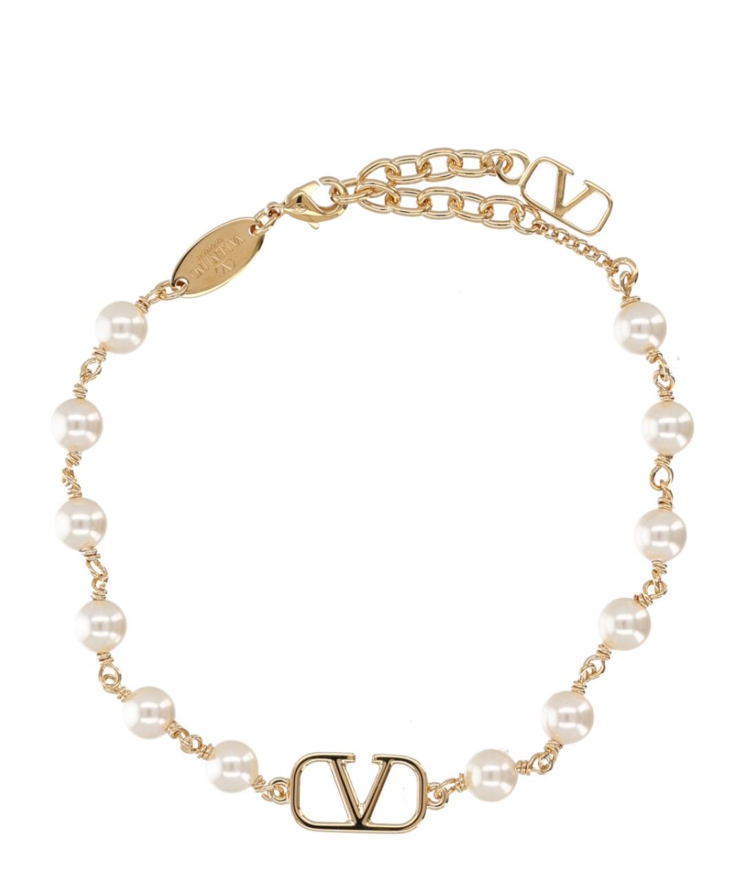 VALENTINO Золотой металлический браслет, фото 2