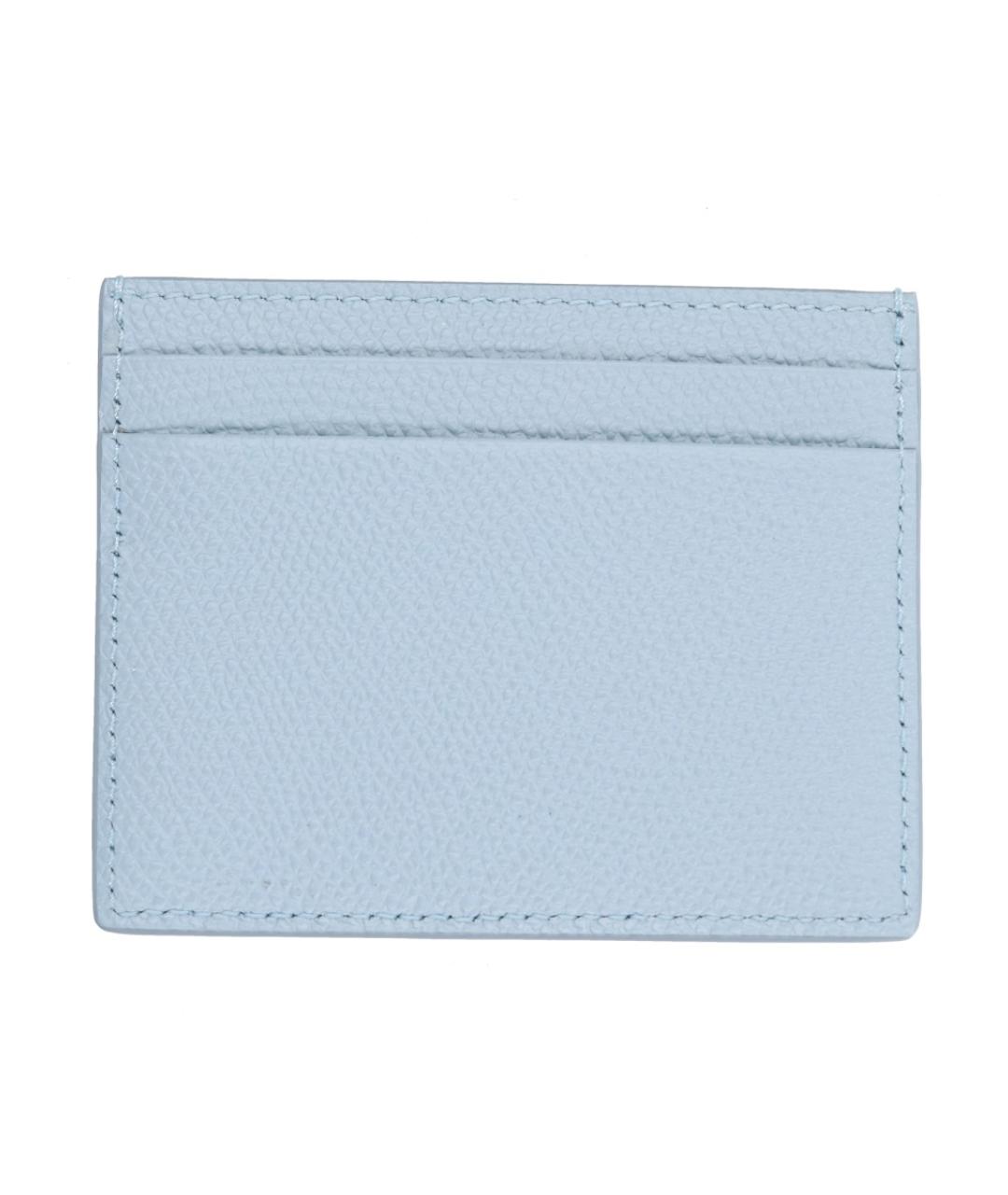 VALENTINO Синий кожаный кардхолдер, фото 2