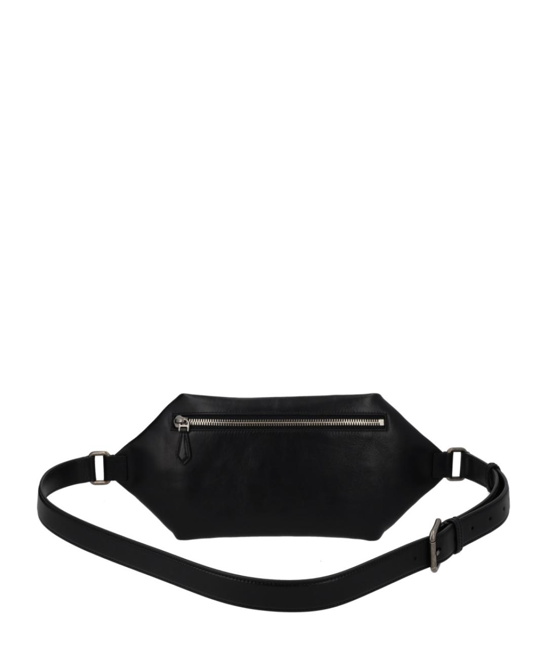 DOLCE&GABBANA Черная кожаная сумка на плечо, фото 3