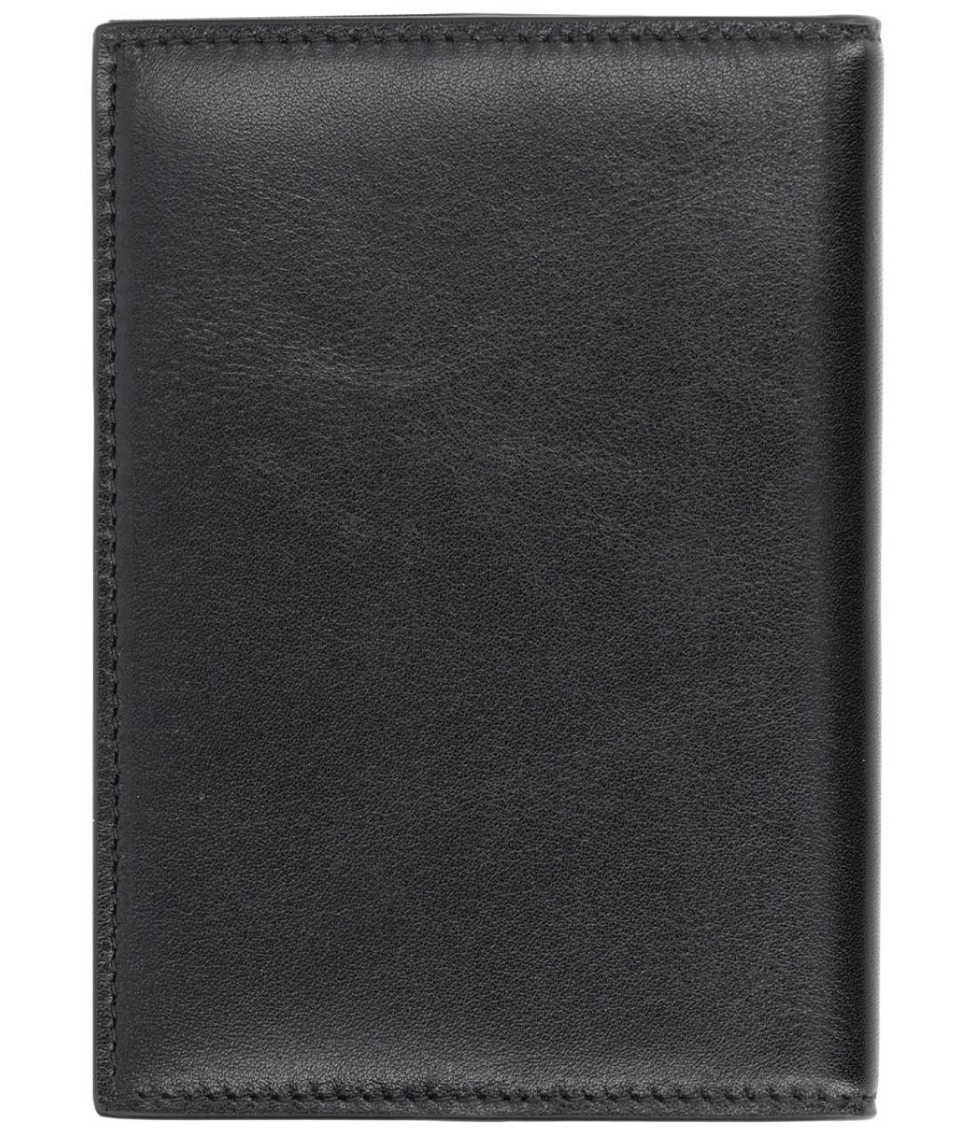 DOLCE&GABBANA Черный кожаный кошелек, фото 2