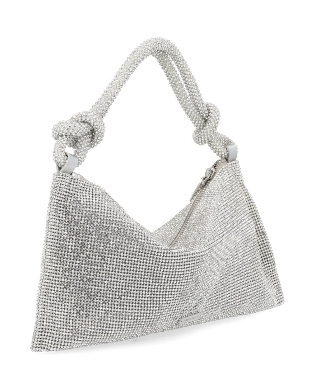 CULT GAIA Серебряная тканевая сумка через плечо, фото 2