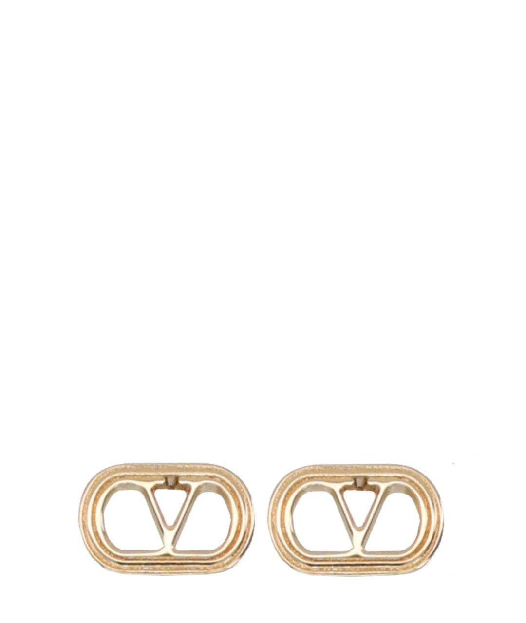 VALENTINO Золотые металлические серьги, фото 1