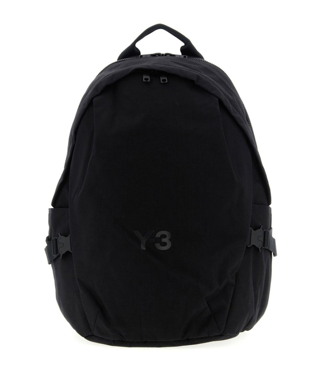 Y-3 Черный синтетический рюкзак, фото 1