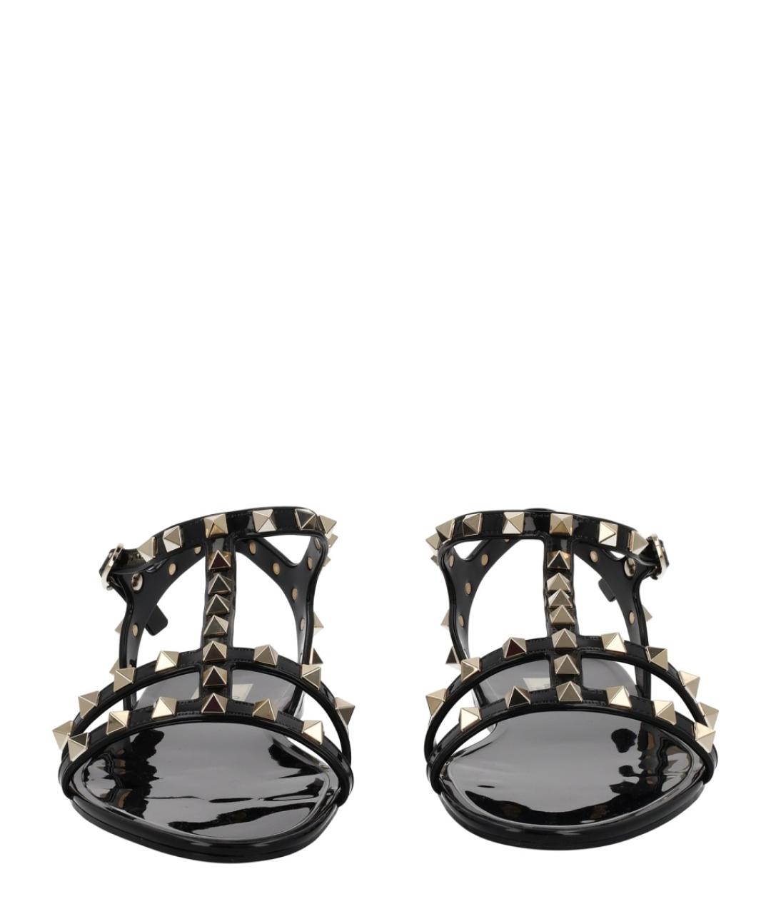 VALENTINO Черные резиновые сандалии, фото 3