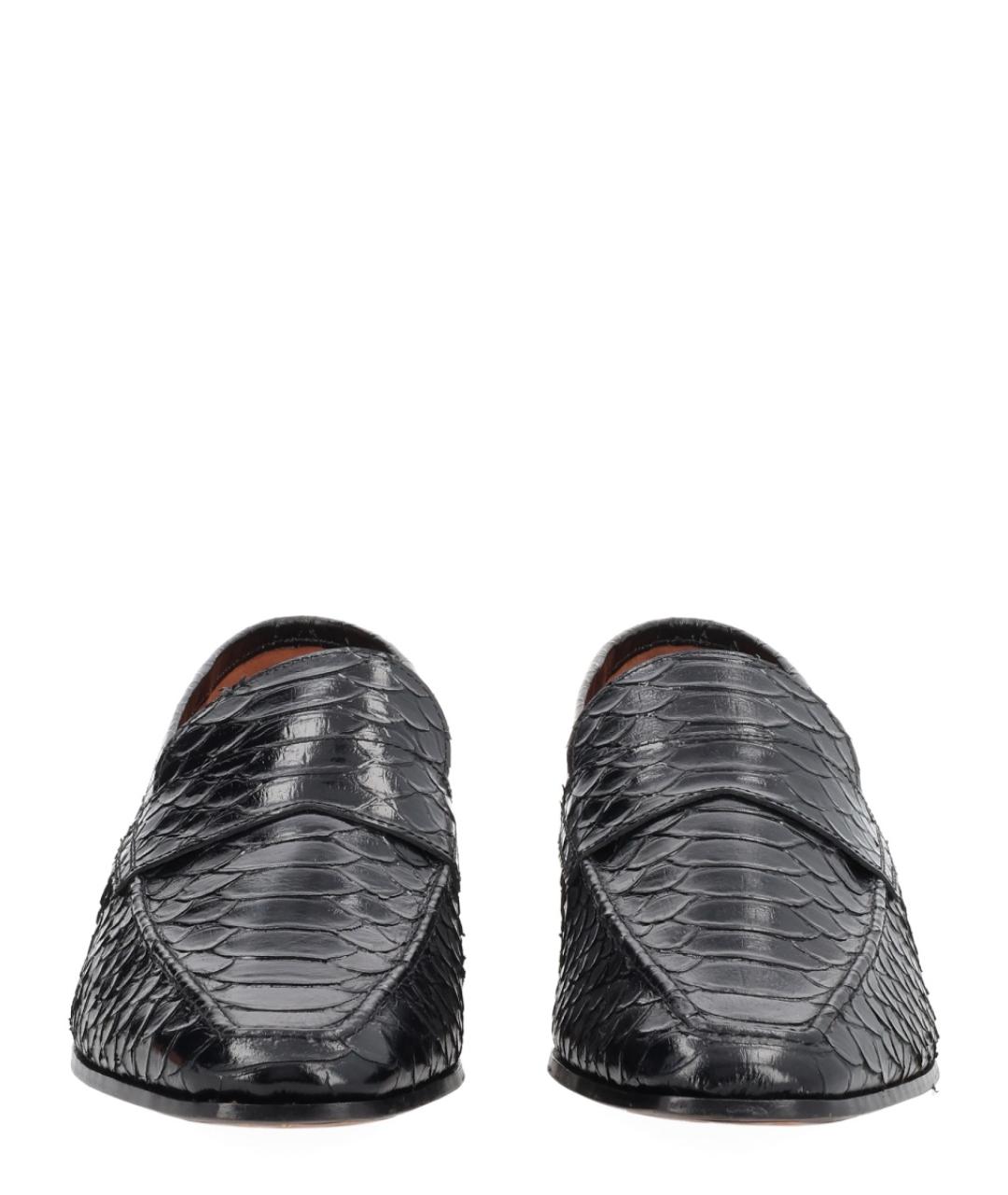 PARIS TEXAS Черные кожаные лоферы, фото 3