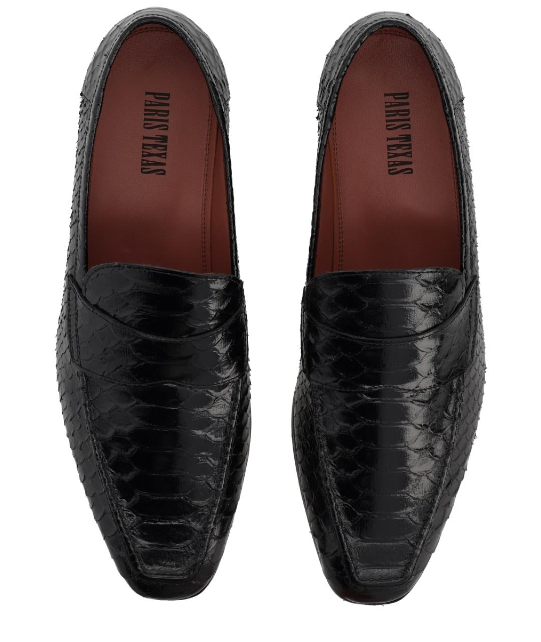 PARIS TEXAS Черные кожаные лоферы, фото 5