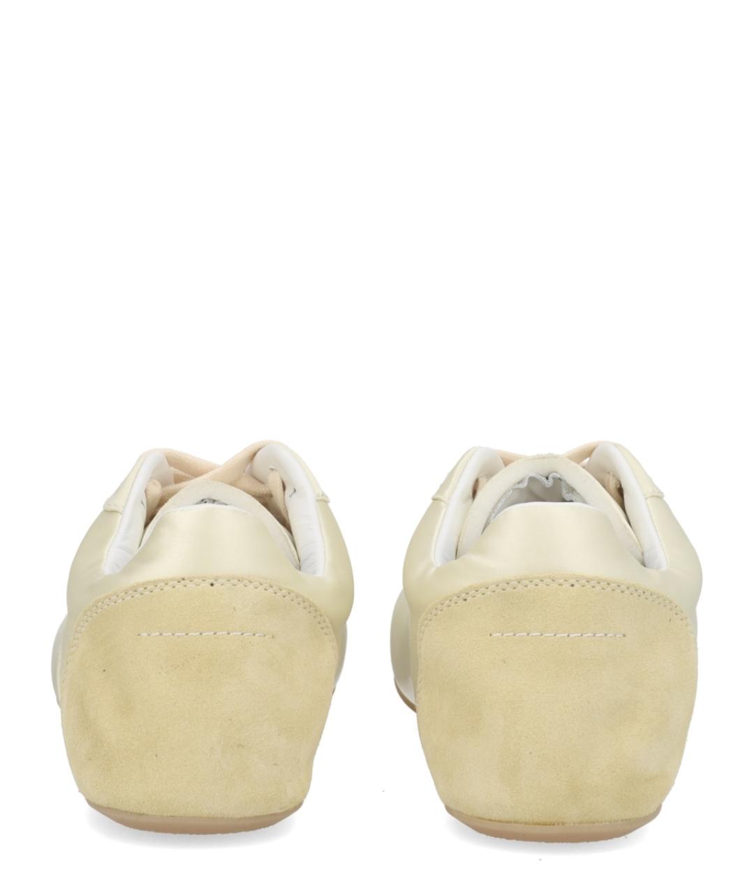 MM6 MAISON MARGIELA Белые текстильные кроссовки, фото 4