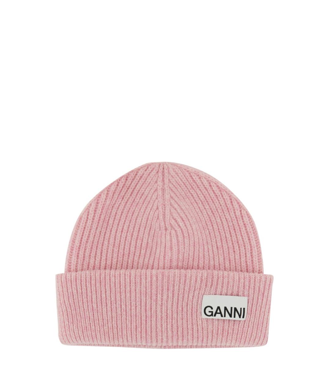 GANNI Розовая шапка, фото 1