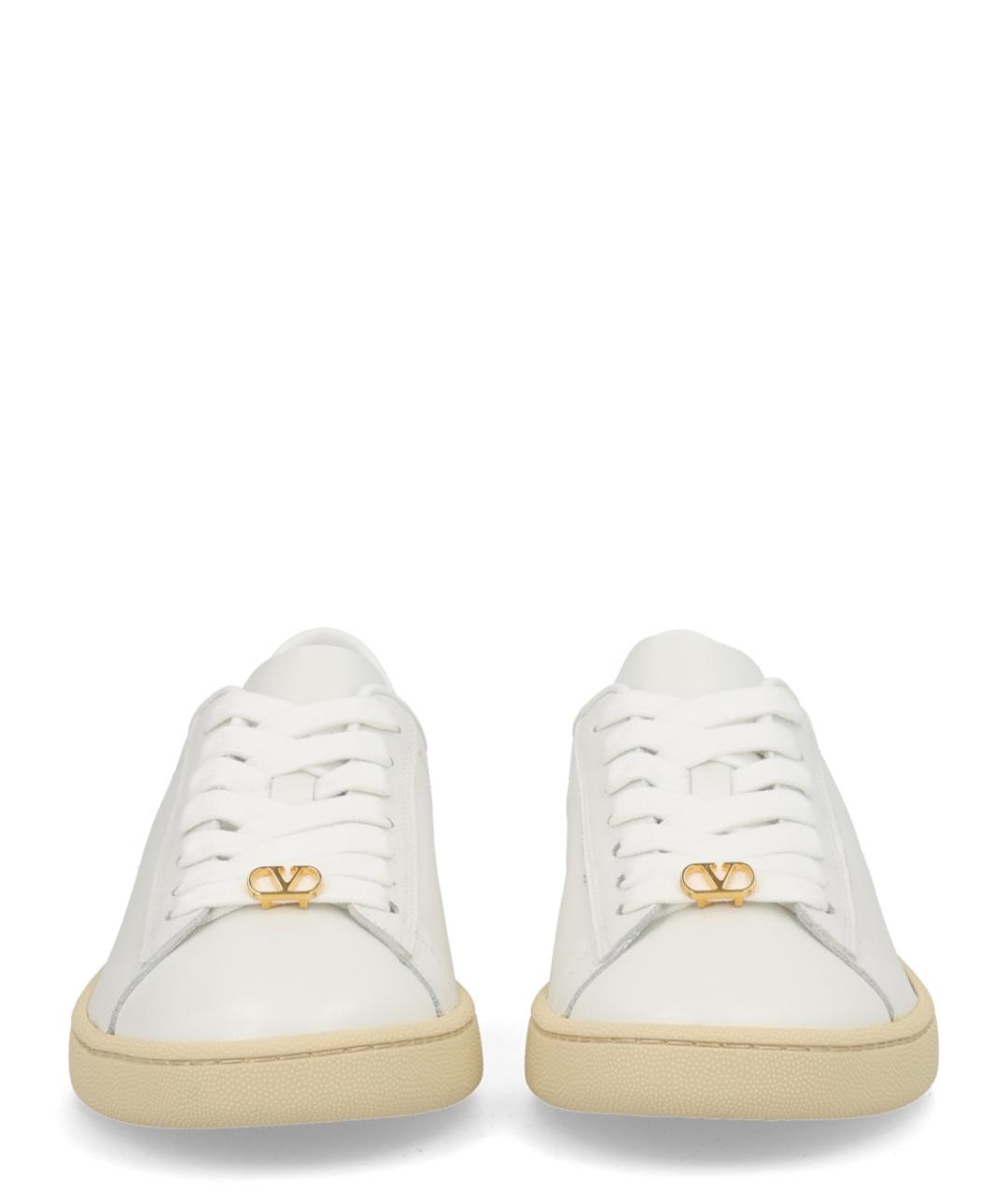 VALENTINO Белые кожаные кроссовки, фото 3
