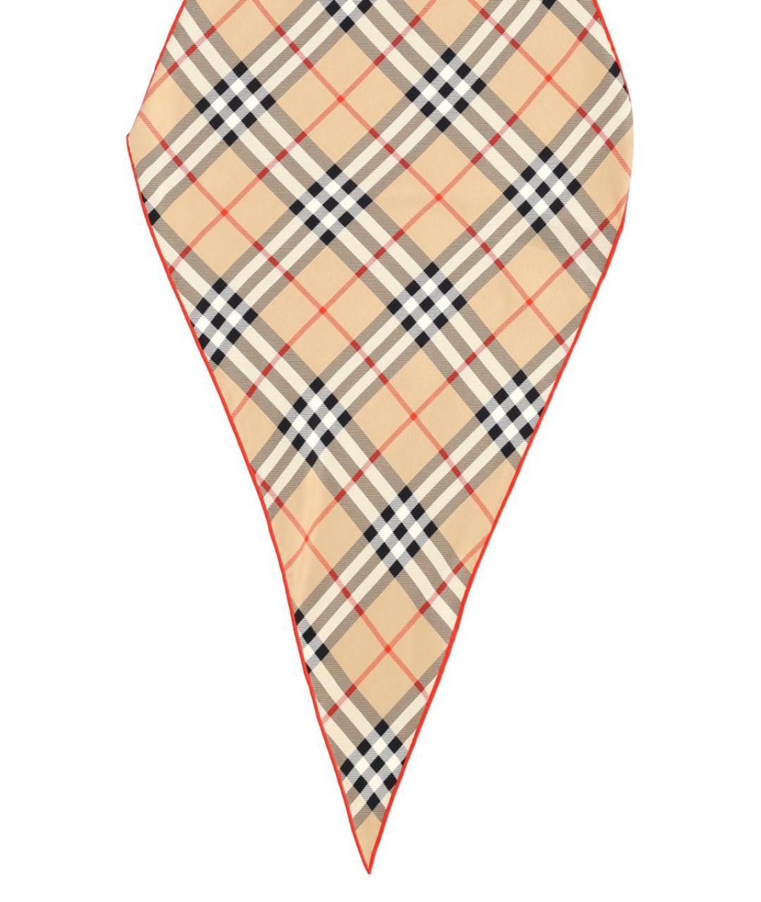 BURBERRY Мульти шелковый шарф, фото 2