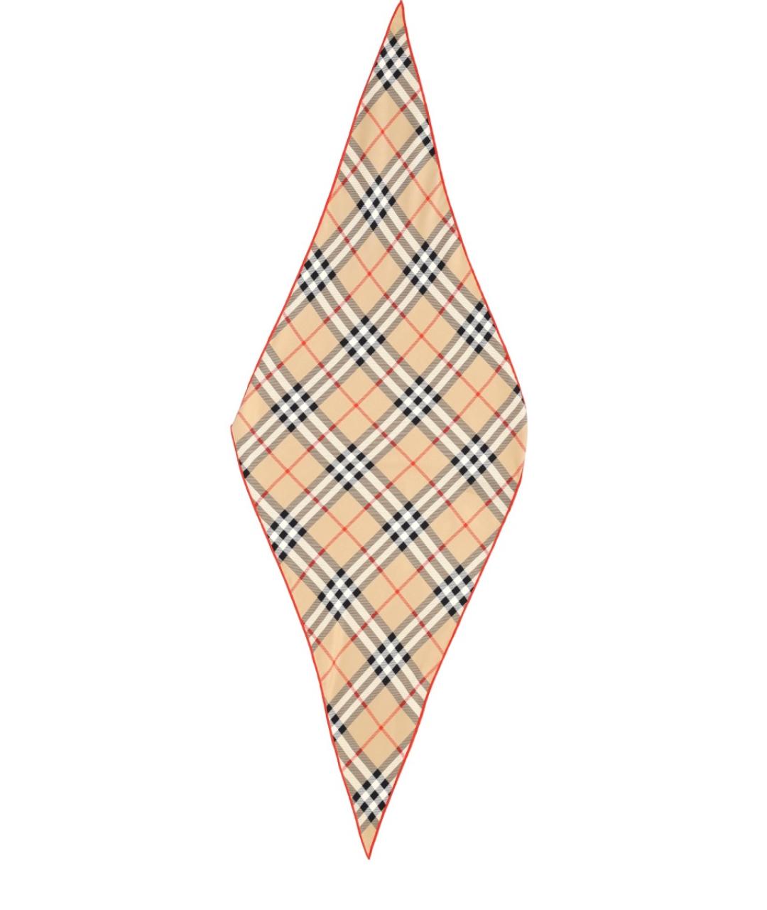 BURBERRY Мульти шелковый шарф, фото 1