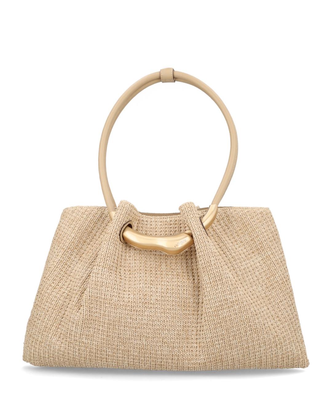 CULT GAIA Розовая пелетеная сумка тоут, фото 3