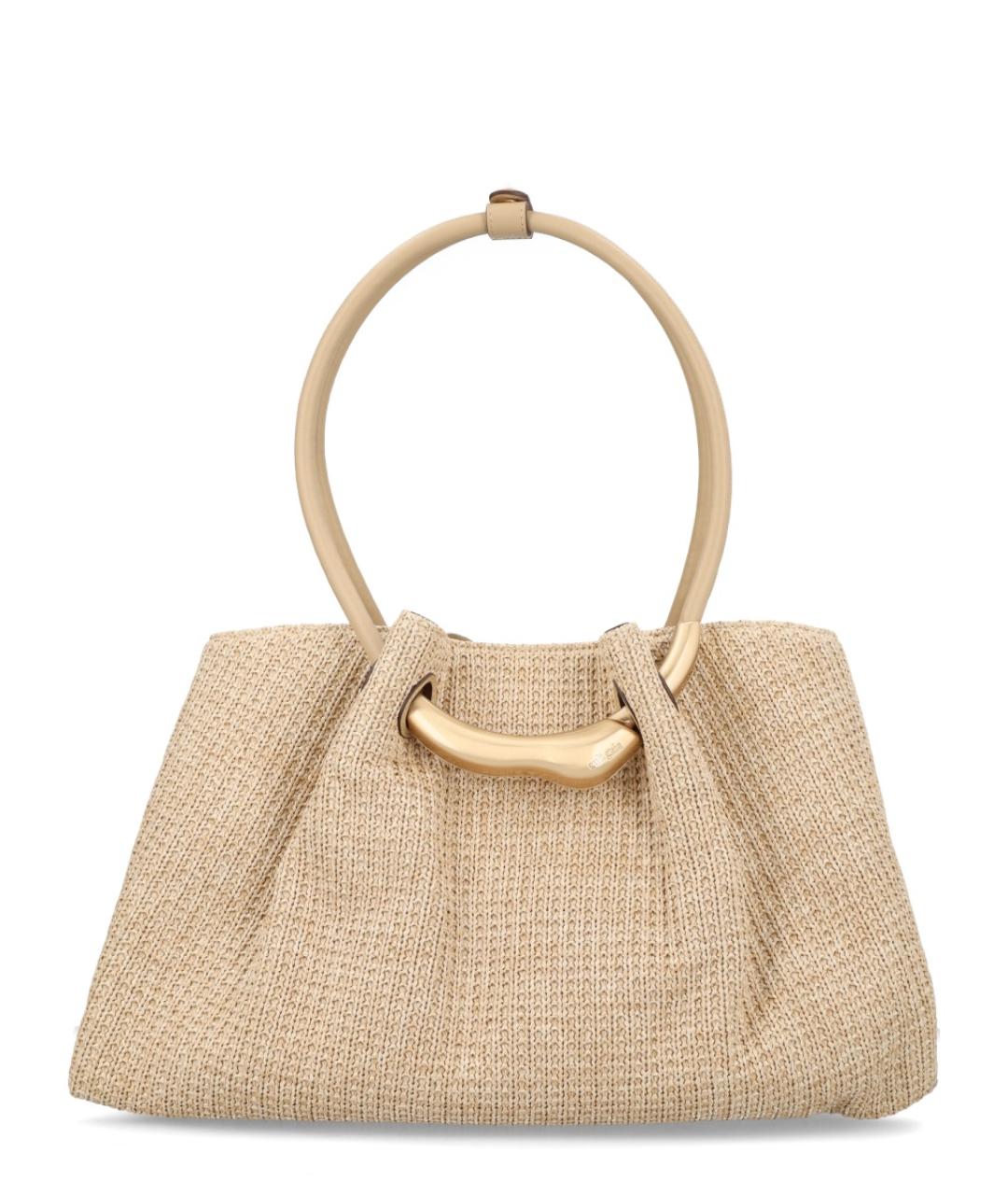 CULT GAIA Розовая пелетеная сумка тоут, фото 1