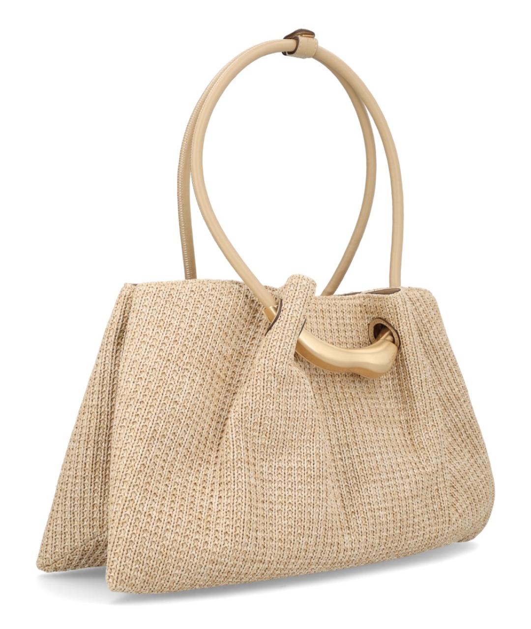 CULT GAIA Розовая пелетеная сумка тоут, фото 2