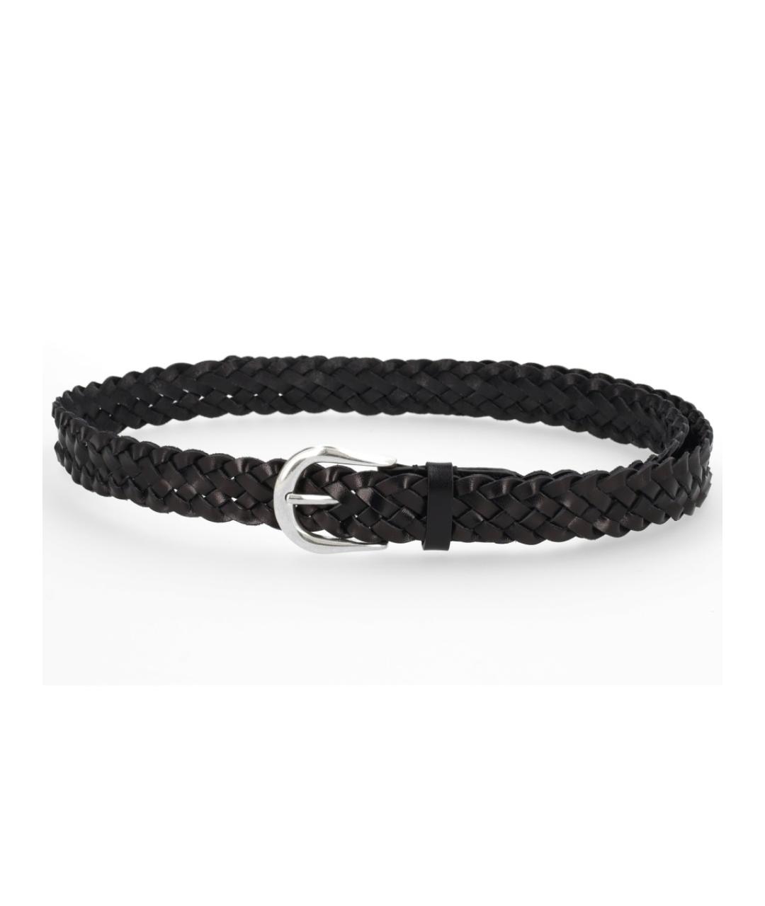 STUDIO NICHOLSON Черный кожаный ремень, фото 1