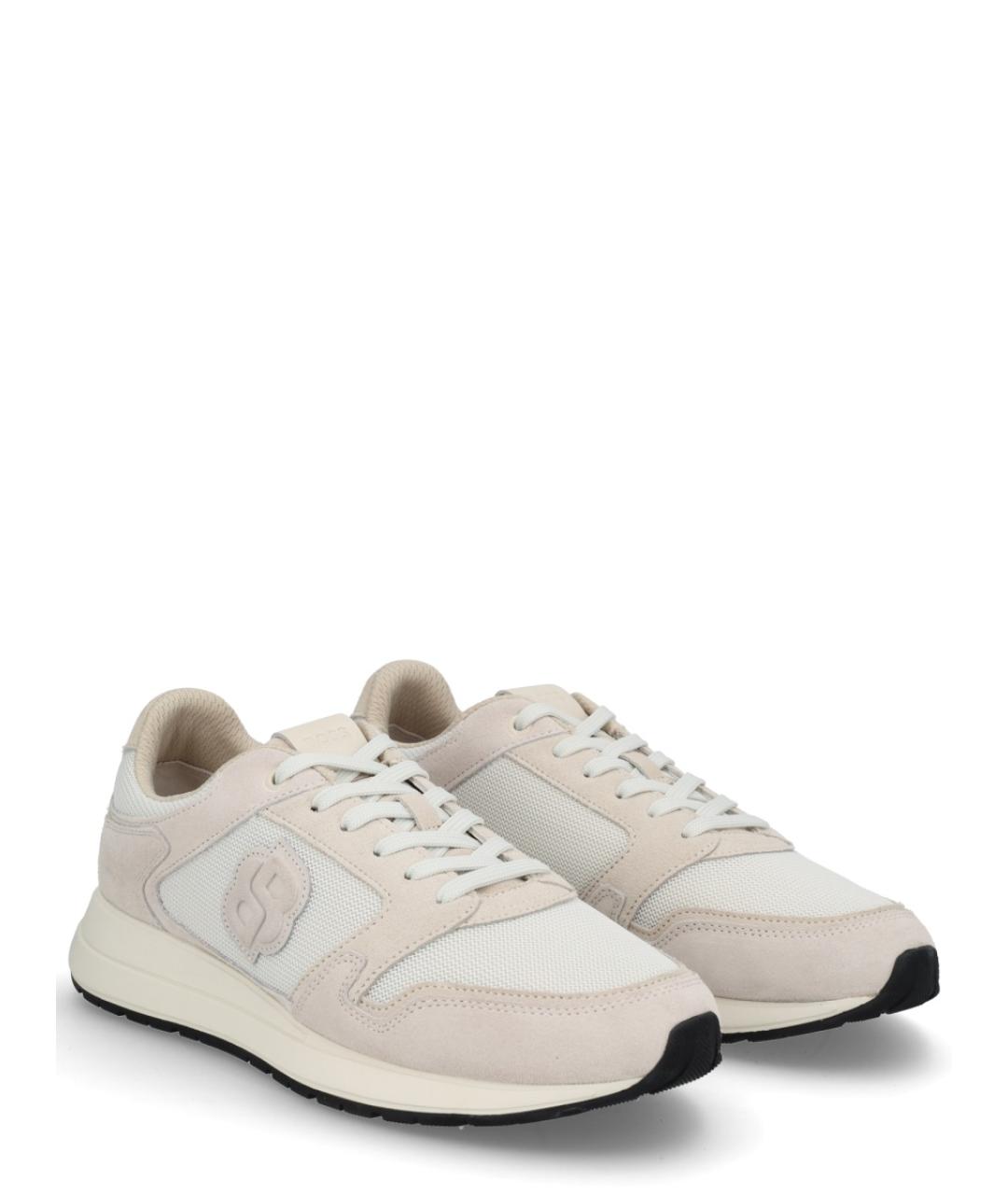 HUGO BOSS Розовые замшевые низкие кроссовки / кеды, фото 2