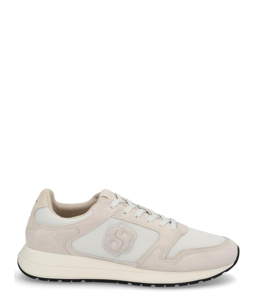 HUGO BOSS Розовые замшевые низкие кроссовки / кеды, фото 1