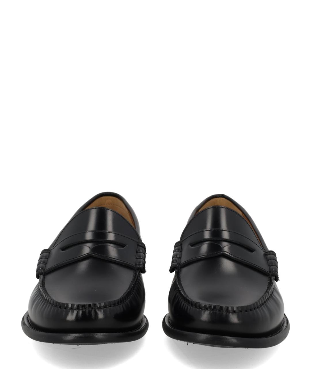 HUGO BOSS Черные кожаные лоферы, фото 3