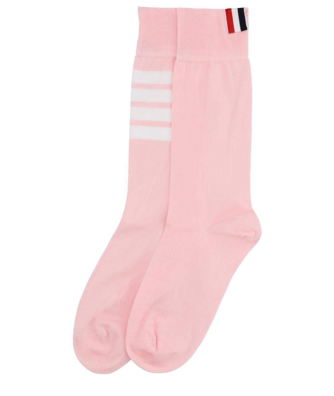 THOM BROWNE Розовые носки, чулки и колготы, фото 2