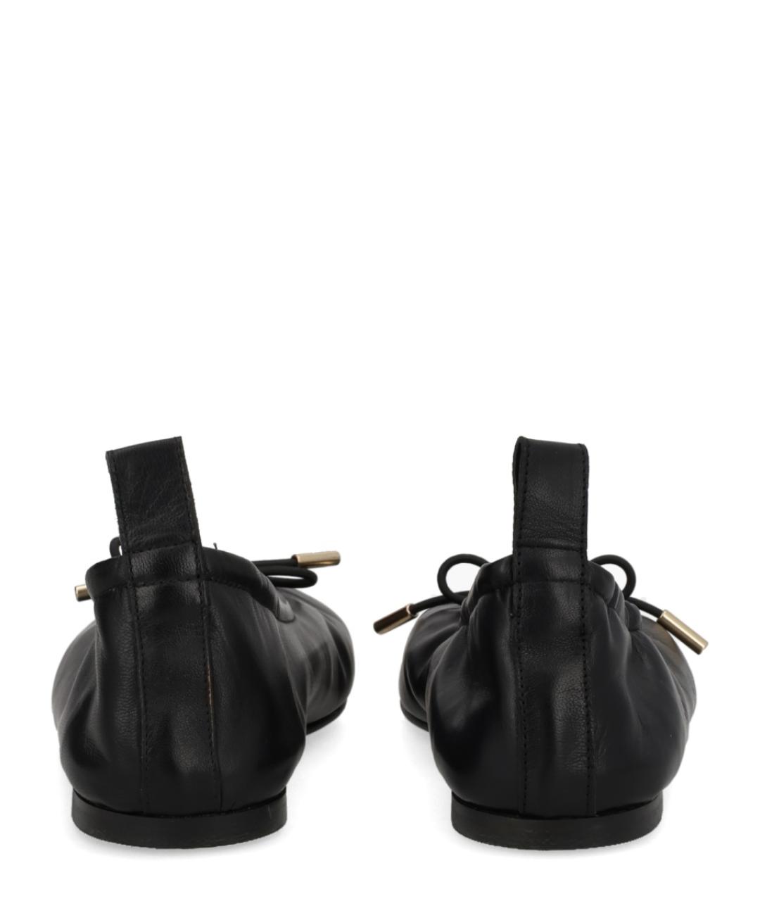 ALOHAS Черные кожаные балетки, фото 4