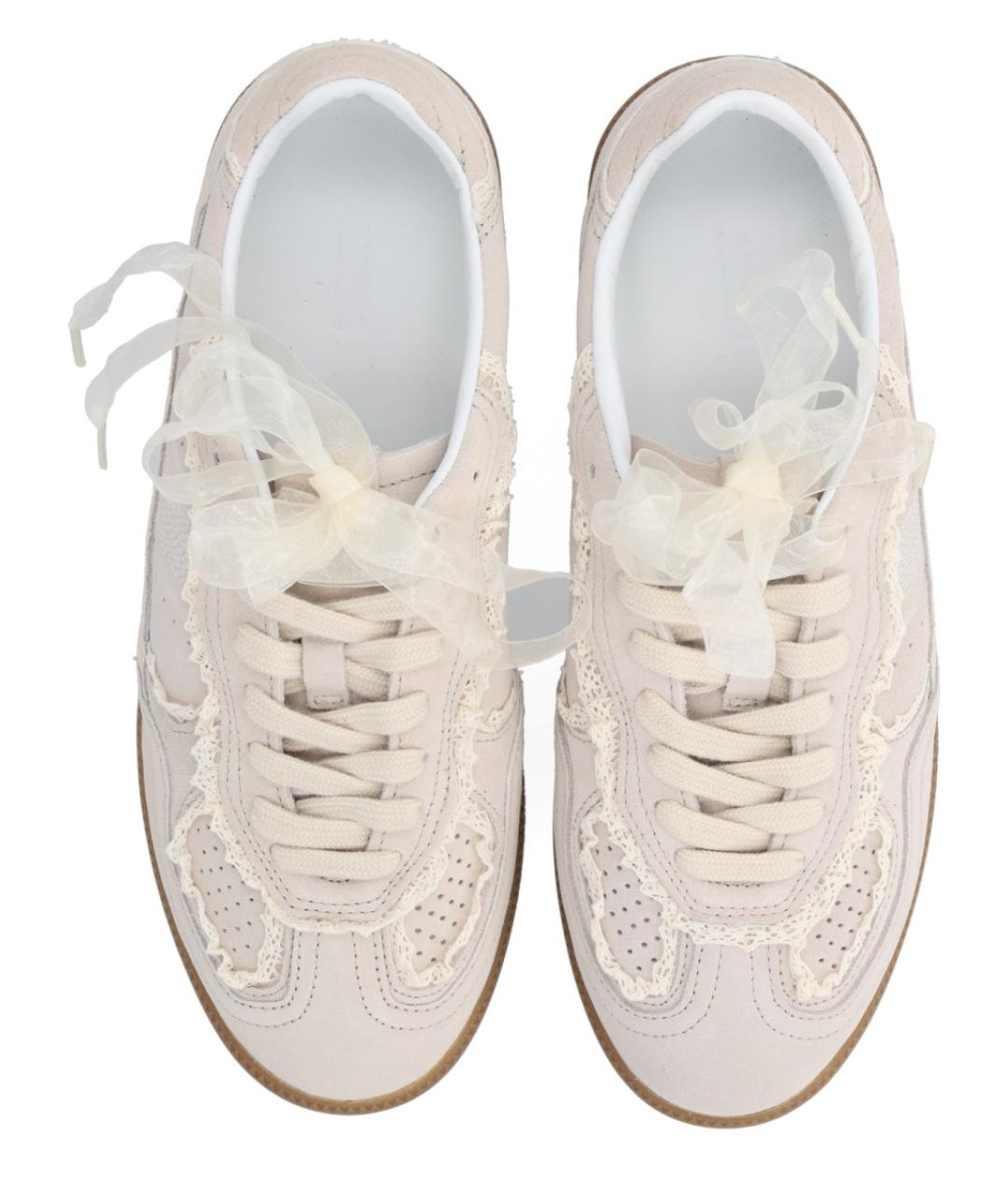 ALOHAS Бежевые замшевые кеды, фото 5