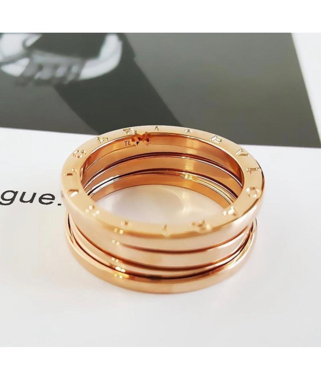 BVLGARI Золотое кольцо из розового золота, фото 4