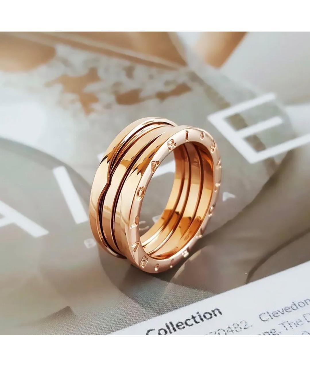 BVLGARI Золотое кольцо из розового золота, фото 3
