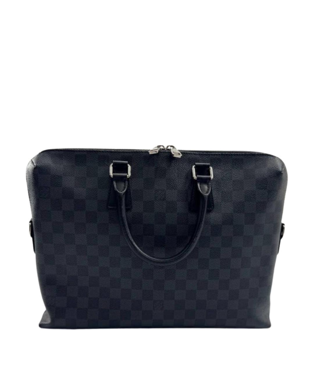 LOUIS VUITTON Черный портфель, фото 1