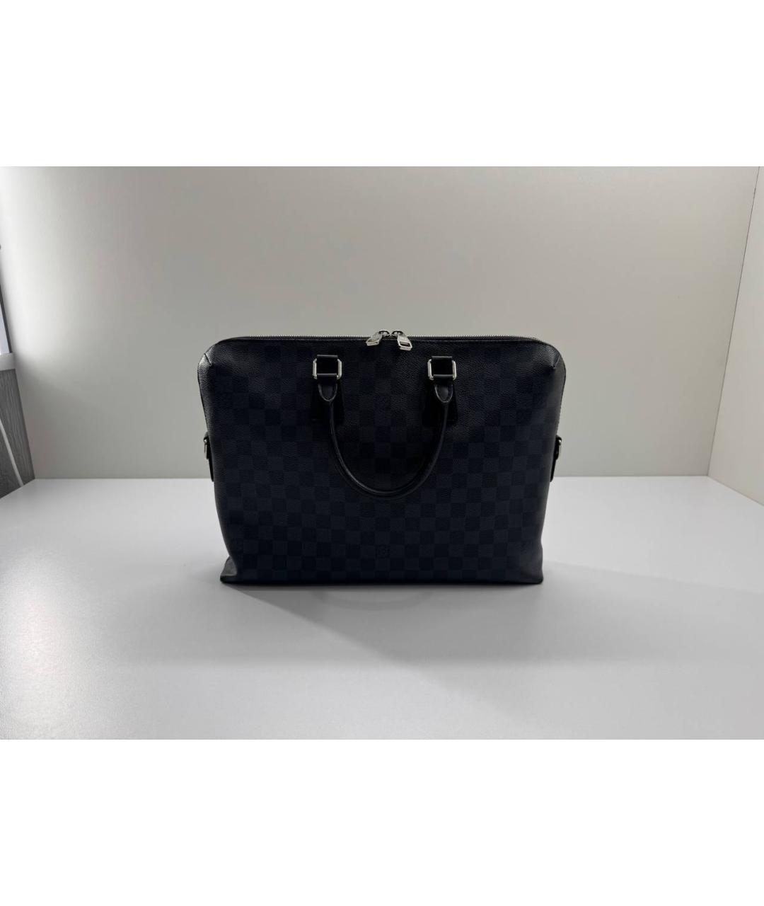 LOUIS VUITTON Черный портфель, фото 2