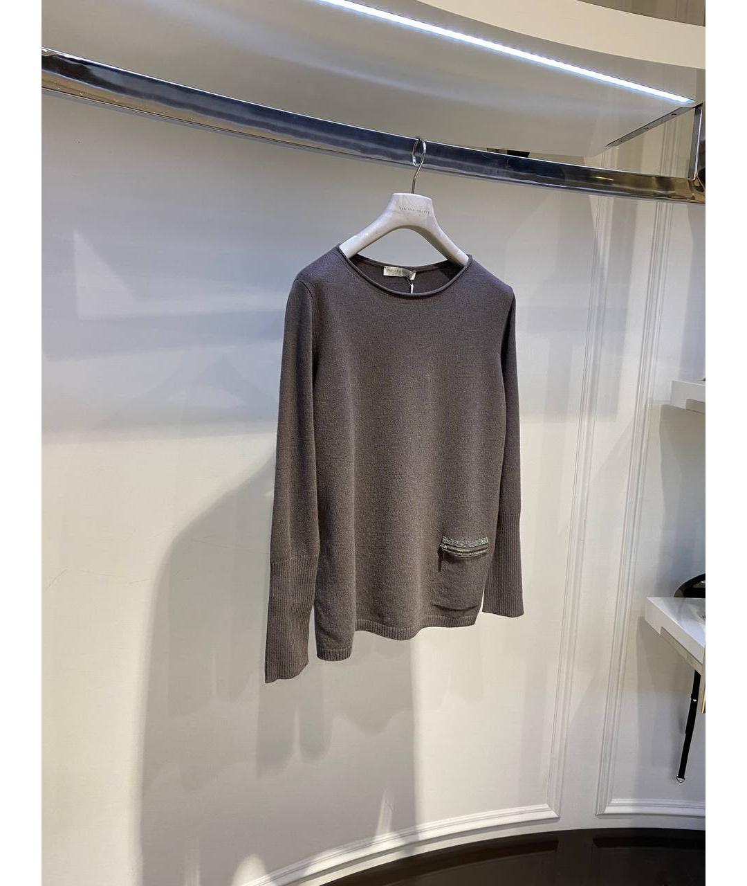 FABIANA FILIPPI Бежевый шерстяной джемпер / свитер, фото 2