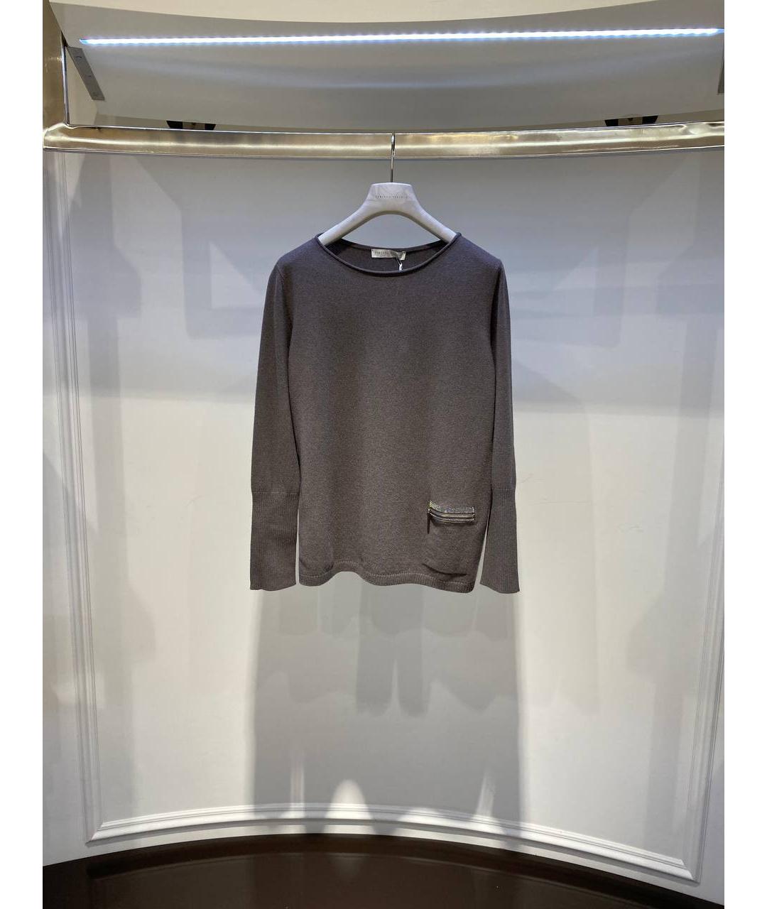 FABIANA FILIPPI Бежевый шерстяной джемпер / свитер, фото 4