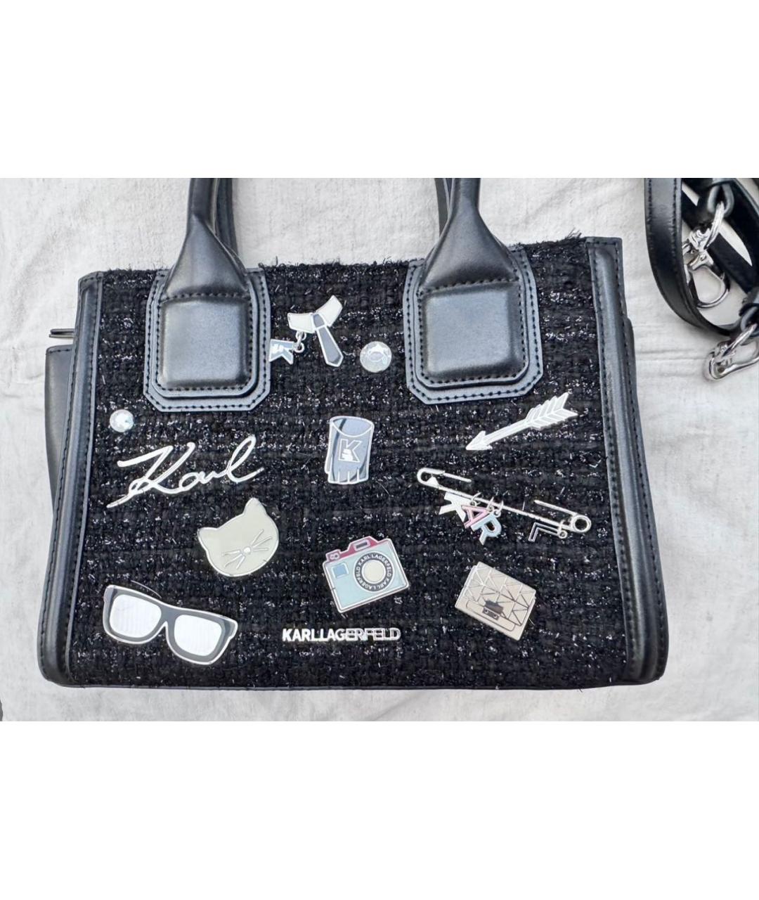 KARL LAGERFELD Мульти кожаная сумка через плечо, фото 3