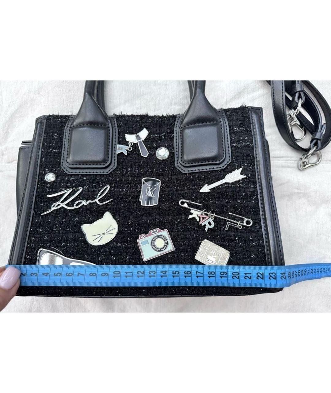 KARL LAGERFELD Мульти кожаная сумка через плечо, фото 4