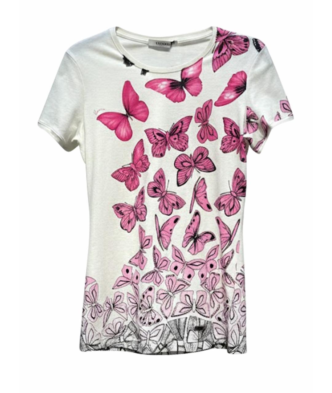 VERSACE Белая хлопковая футболка, фото 1