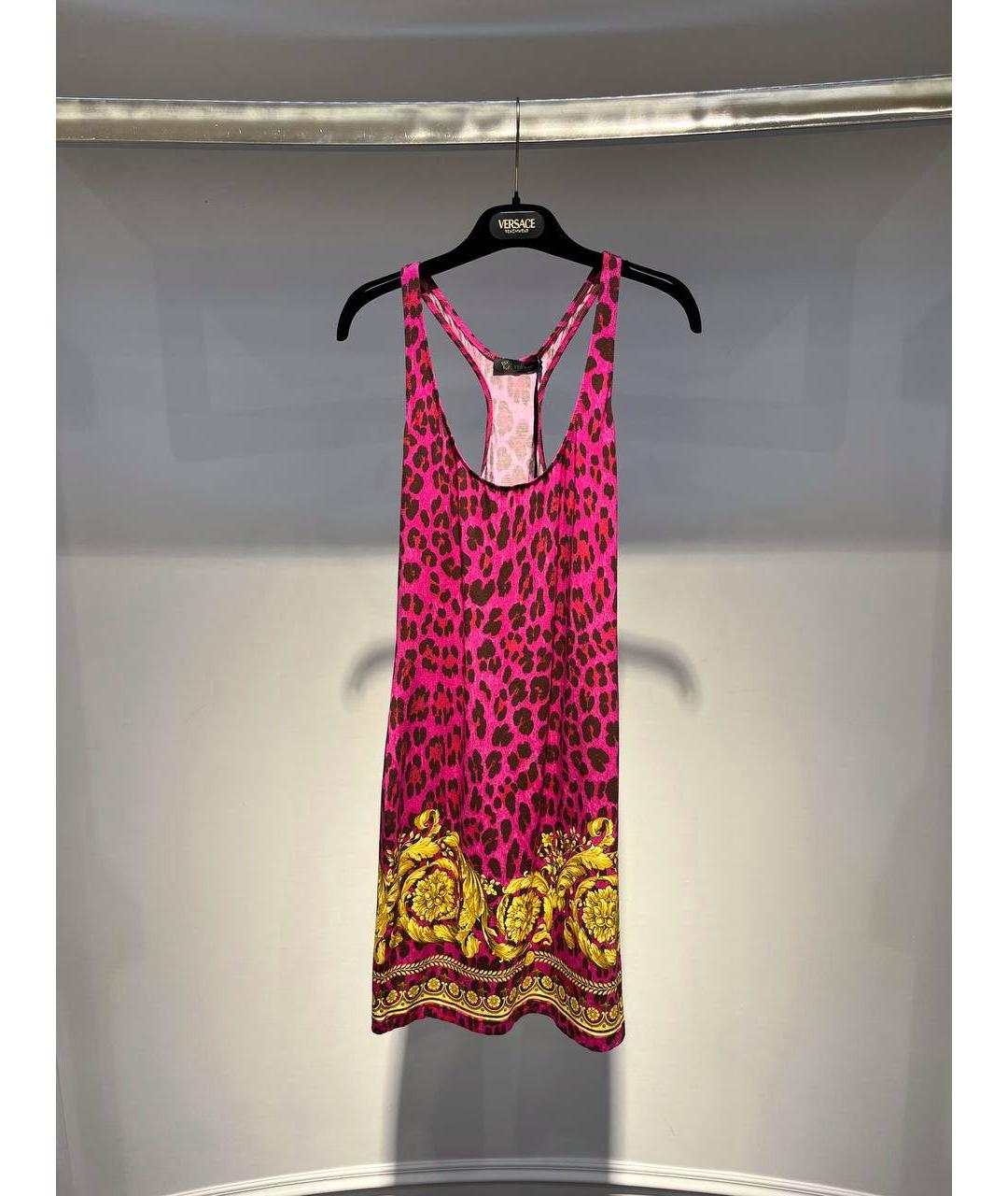 VERSACE Розовая туника, фото 4