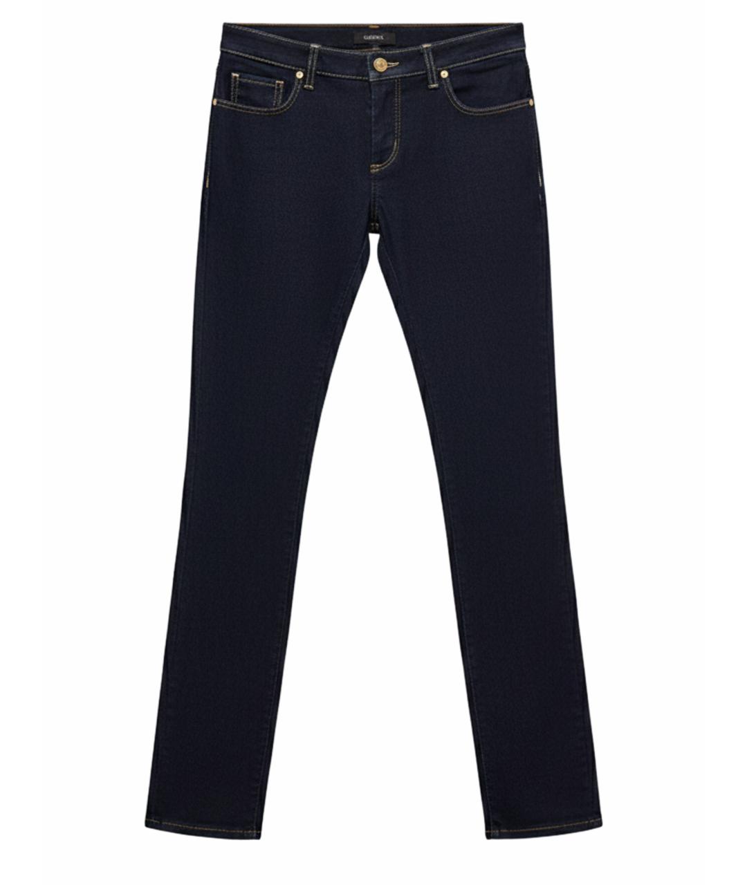 VERSACE Синие хлопковые прямые джинсы, фото 1