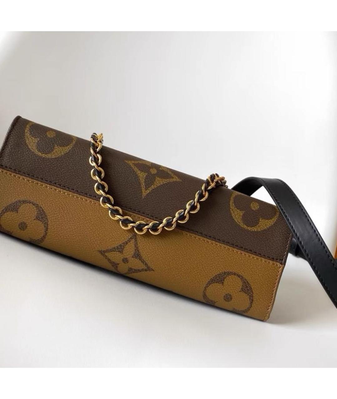 LOUIS VUITTON Коричневая сумка через плечо, фото 4