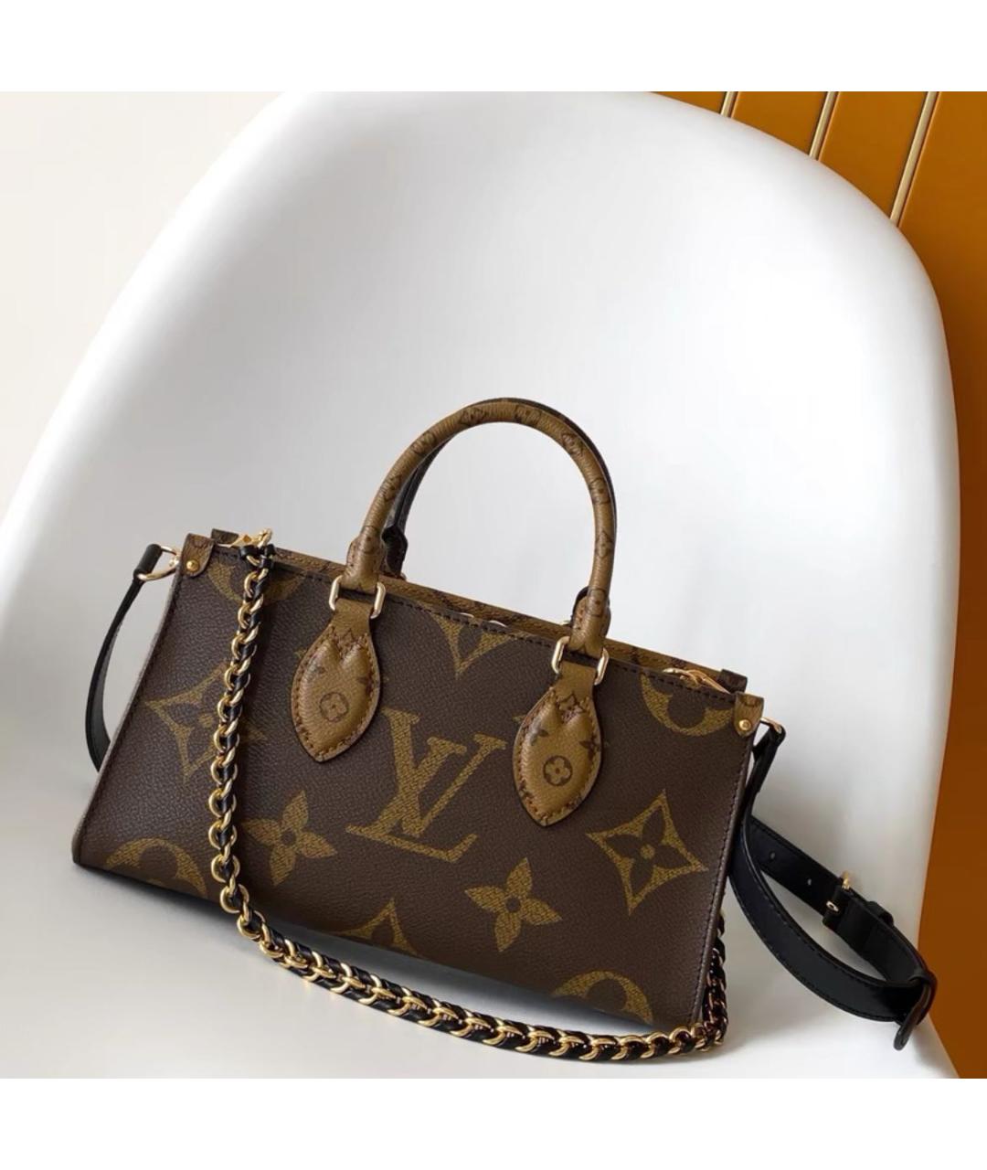 LOUIS VUITTON Коричневая сумка через плечо, фото 5