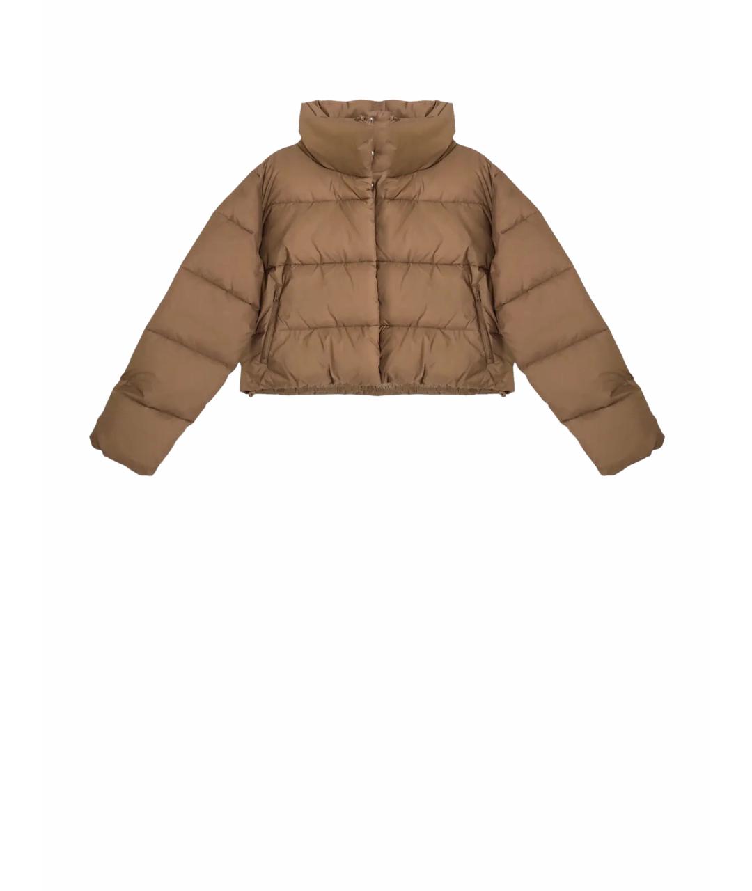 ALO YOGA Горчичная полиэстеровая куртка, фото 1