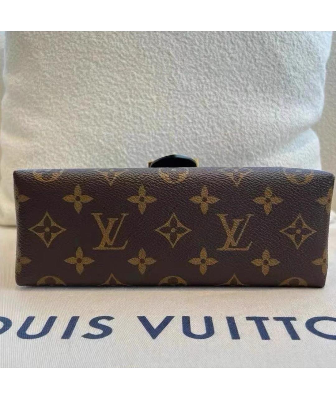 LOUIS VUITTON Коричневая сумка с короткими ручками, фото 3