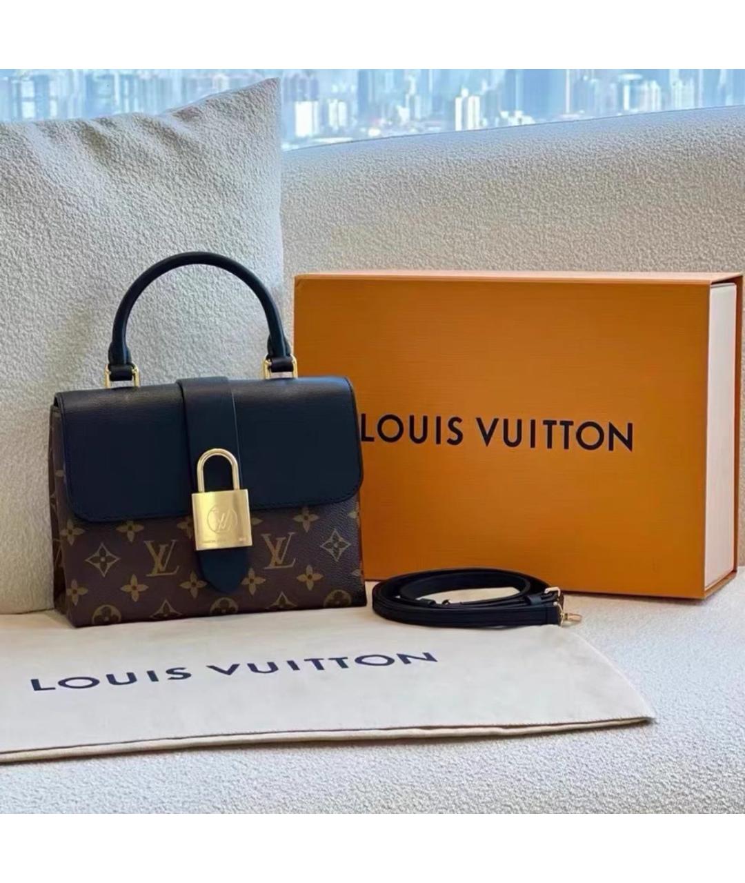 LOUIS VUITTON Коричневая сумка с короткими ручками, фото 5