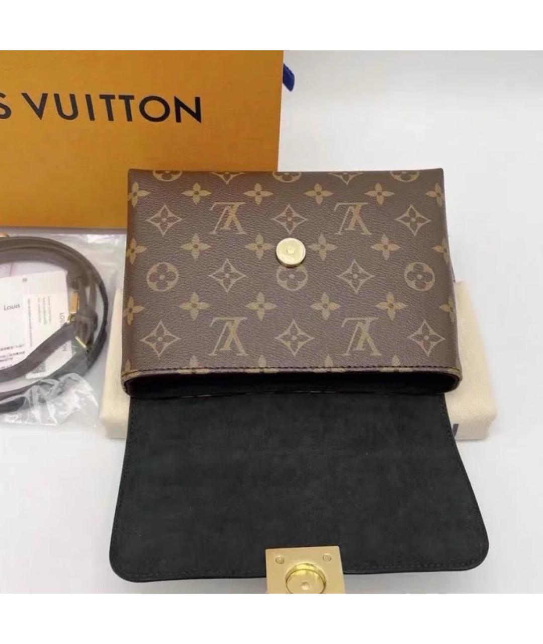 LOUIS VUITTON Коричневая сумка с короткими ручками, фото 2