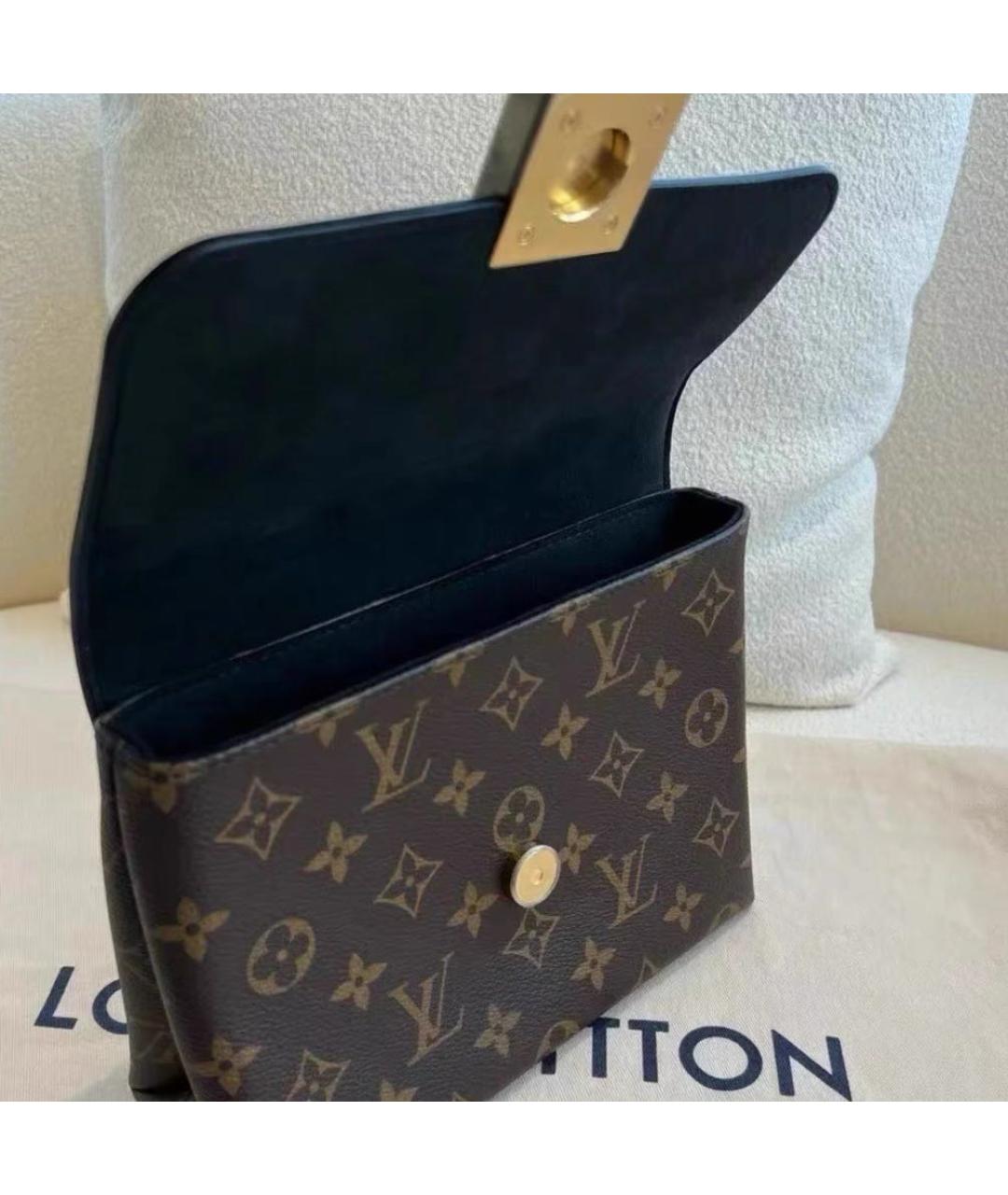 LOUIS VUITTON Коричневая сумка с короткими ручками, фото 4