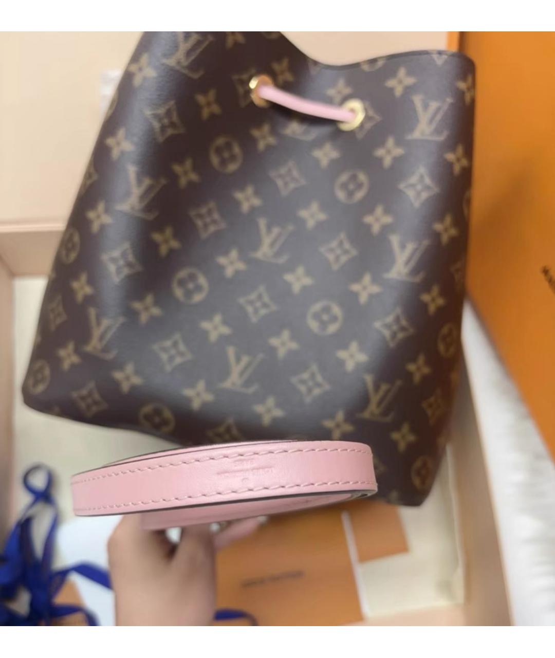 LOUIS VUITTON Коричневая сумка через плечо, фото 5