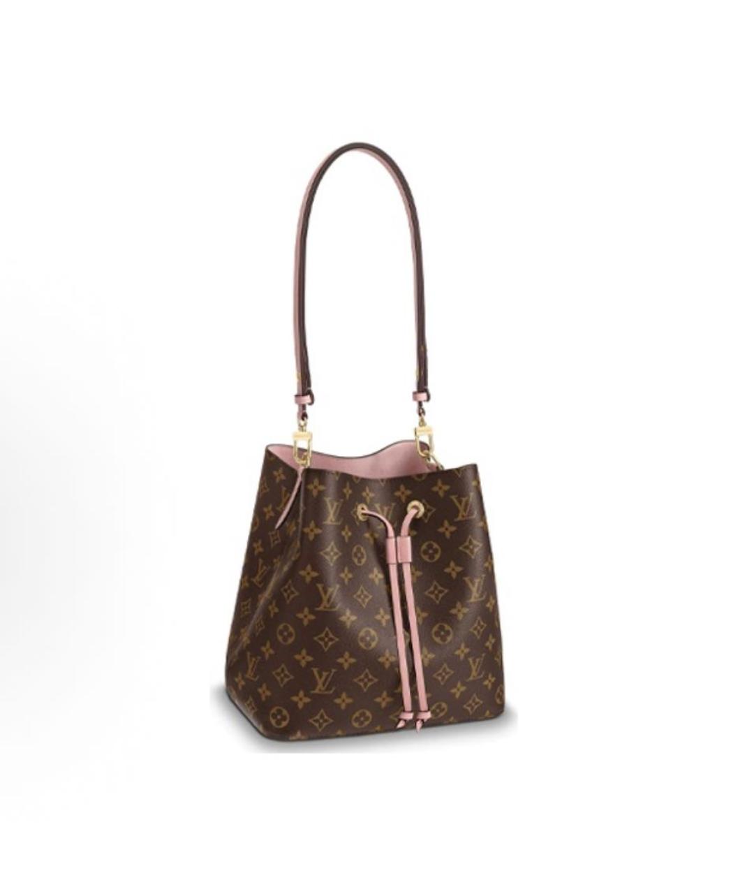 LOUIS VUITTON Коричневая сумка через плечо, фото 6