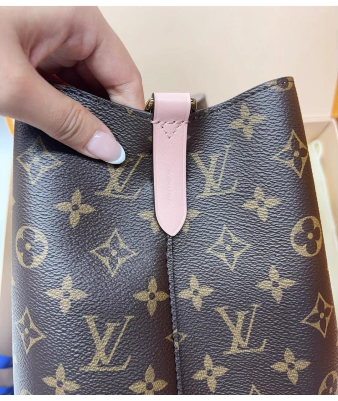 LOUIS VUITTON Коричневая сумка через плечо, фото 4